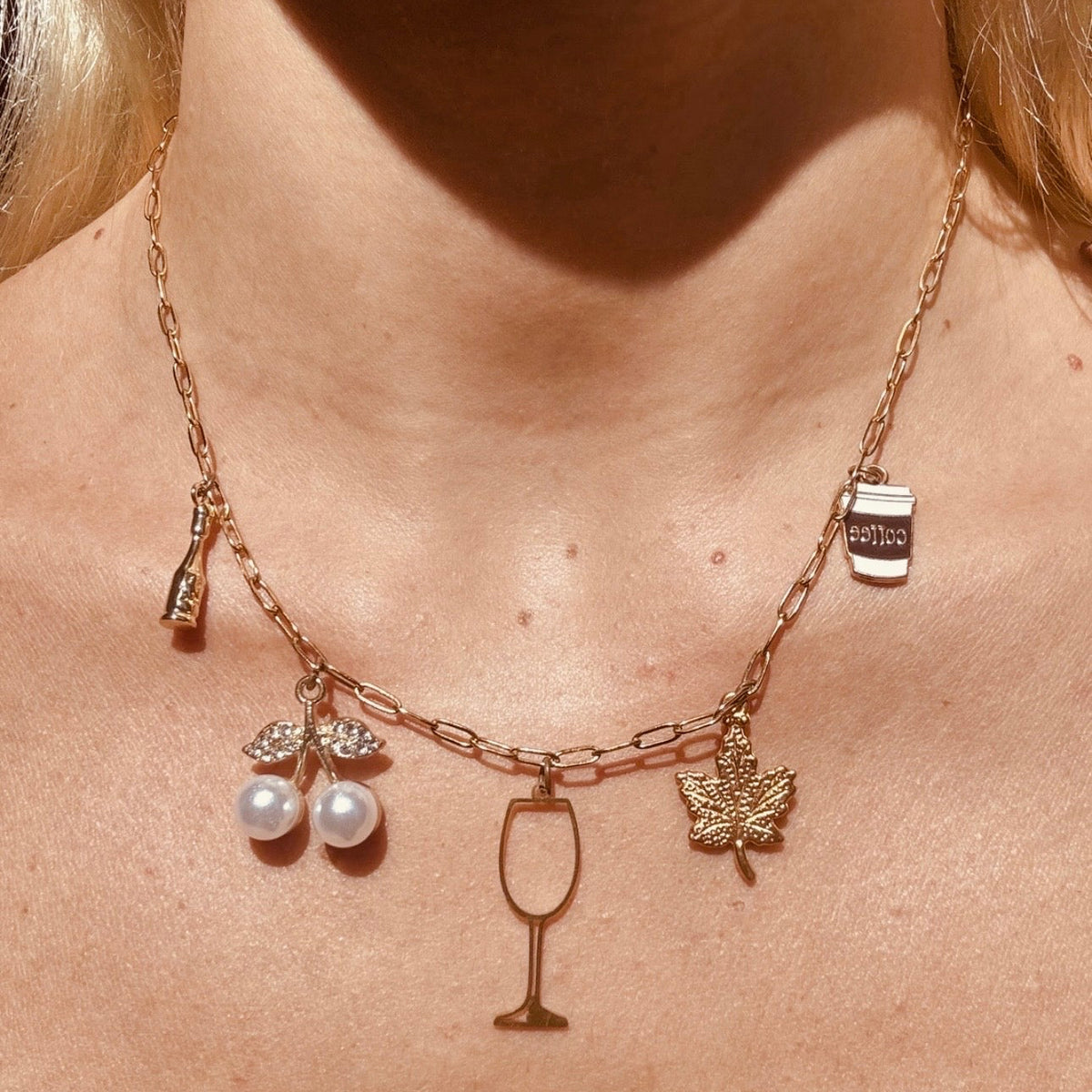 Collier personnalisable - 5 Charms