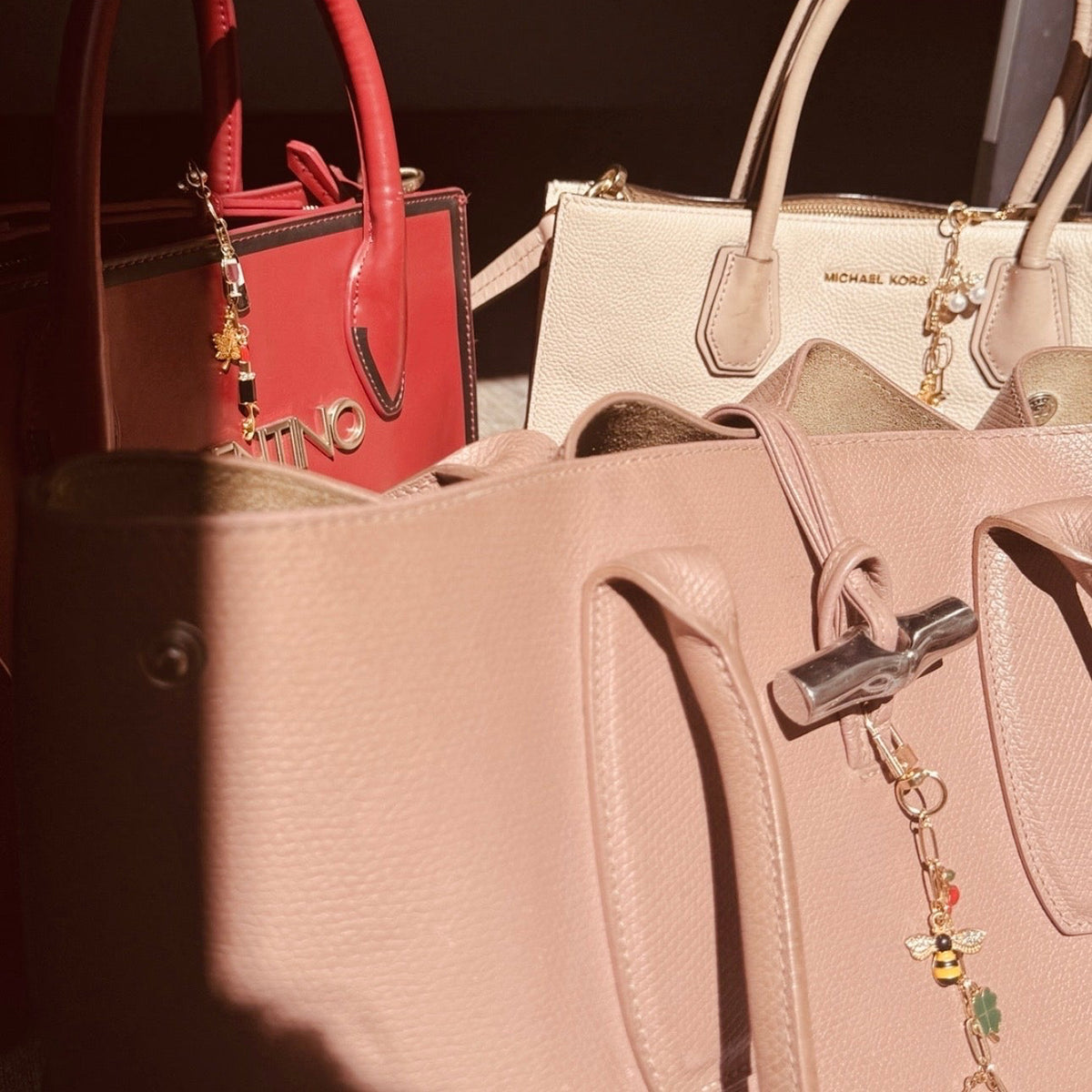 Bijou de sac personnalisable - 5 Charms
