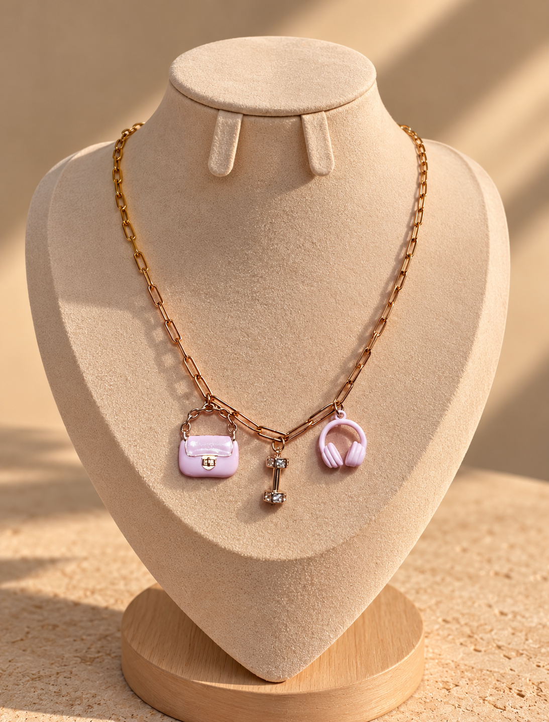 Collier personnalisable - 3 Charms